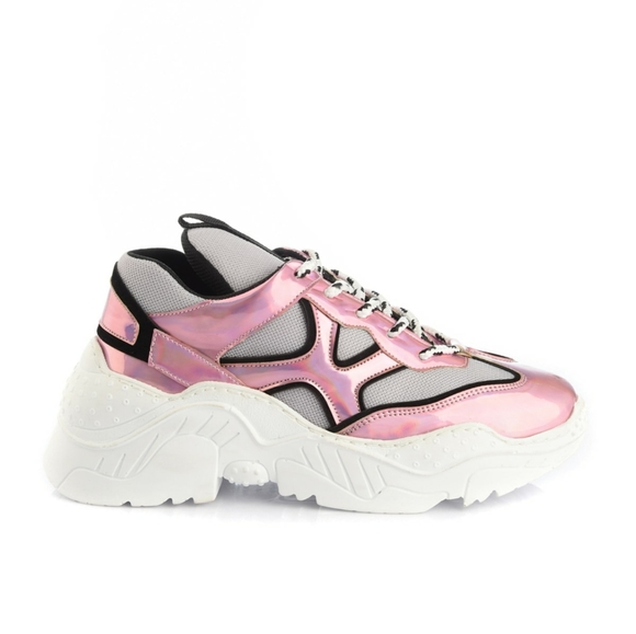 Pink neon women sneaker - Picture 6 of 6